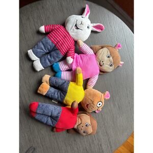 PBS Kids Arthur Character Plushies, which are 9-inch stuffed toys set of 4